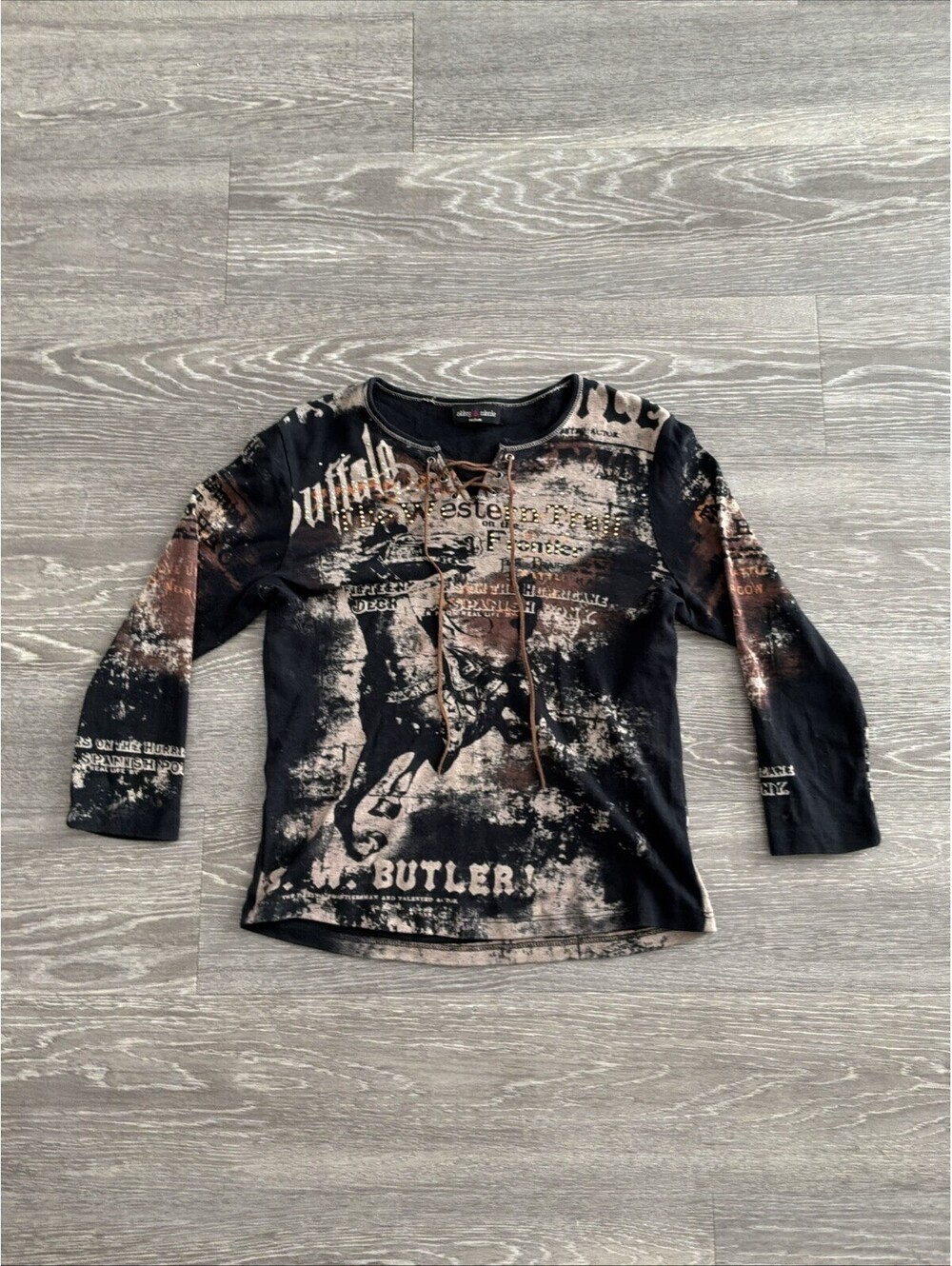 Skinny Minnie western top size M y2k